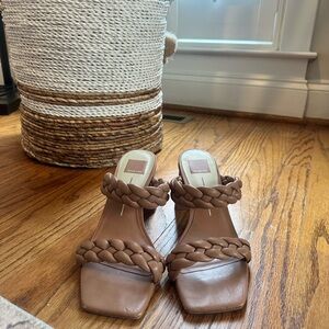 Dolce Vita Tan Braided Heels